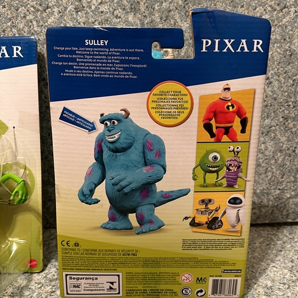 Disney Pixar Monsters, Inc. Mike Wazowski, Boo and Sulley posable figures!! NEW - Picture 3 of 6